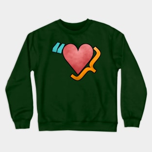 quote loves curly brace Crewneck Sweatshirt